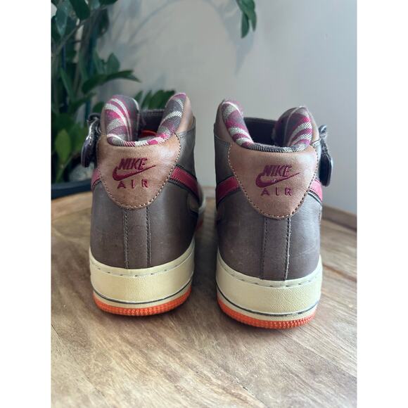 Men's Nike Air Force 1 Mid Premium Hunt Pack Thanksgiving Plaid Sz. 12 - Picture 4 of 13